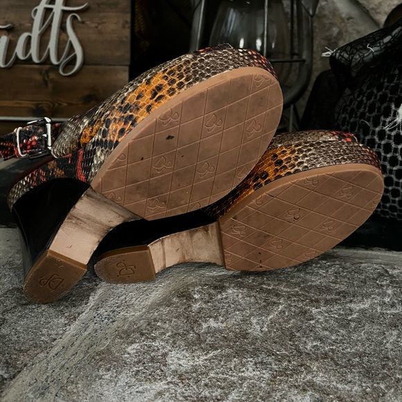 Snake print wedges - Picture 4 of 7